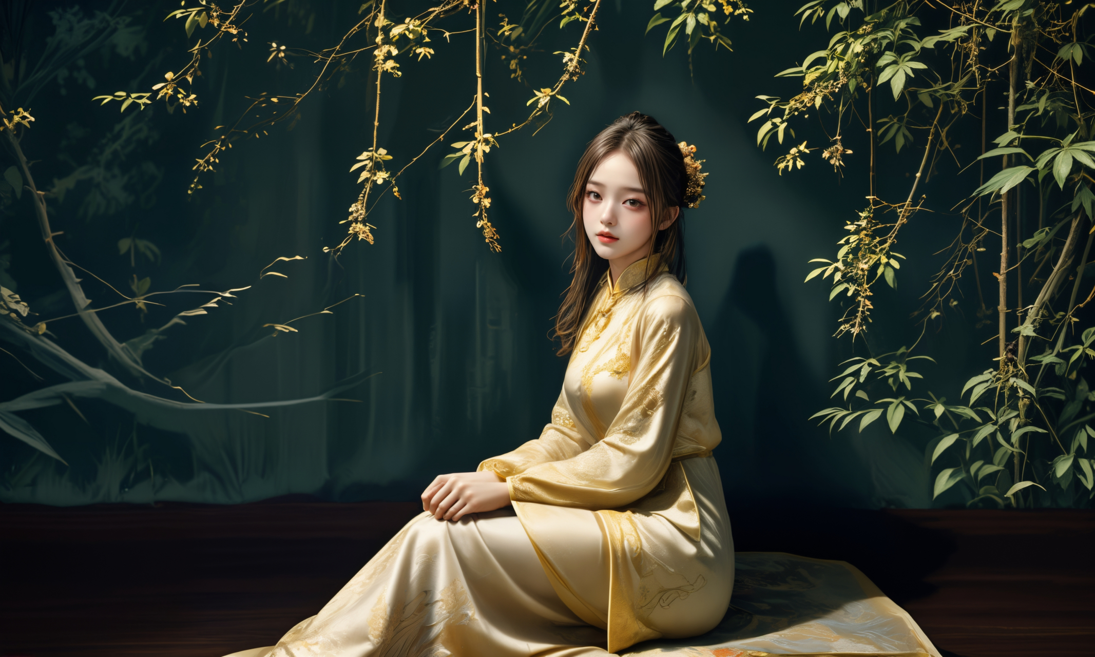 江苏盐城：黄海湿地现“潮汐树”景观 宛如游龙蜿蜒滩涂之上